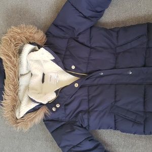 Old Navy Girls Small 6/7 Puffer / Winter Jacket